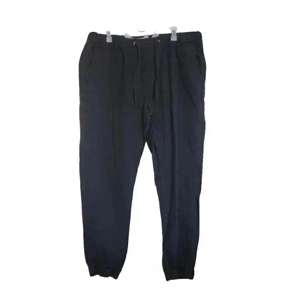 Matchstick 1978 Drawstring Pants Black Size XXXL/40 Elastic Waist